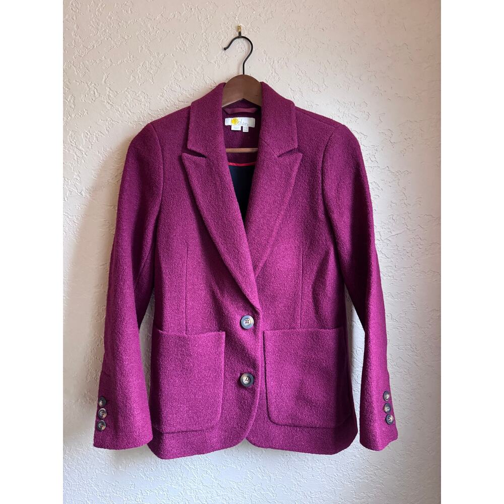 Boden textured wool & viscose blend blazer - Picture 2 of 9